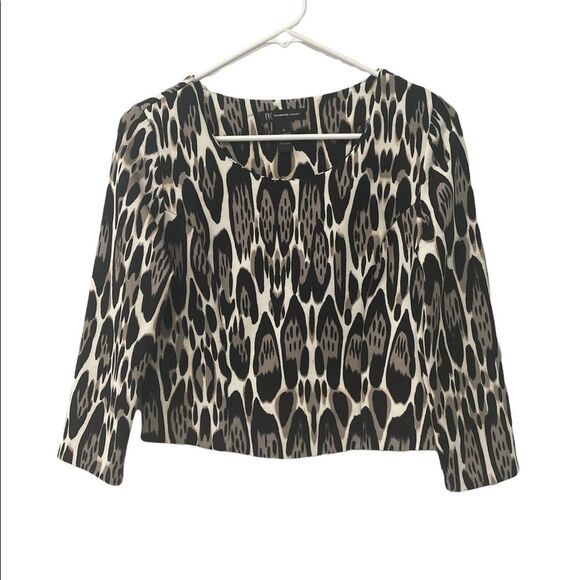 INC International Concepts Women's Printed Ponte Top Size S - Picture 1 of 6